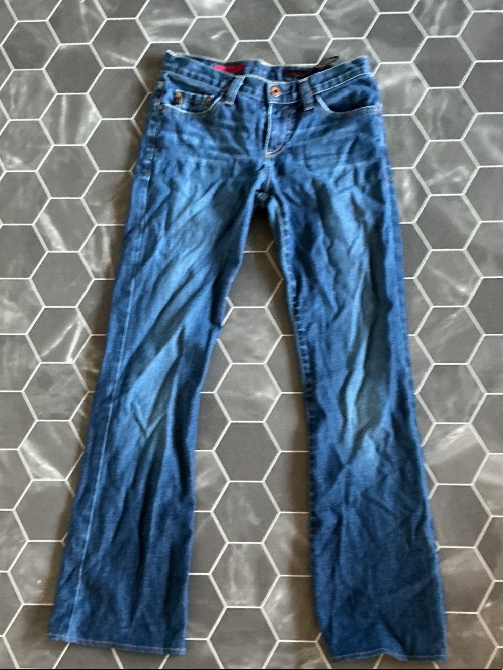 Women's Dark Blue Boyfriend Jeans